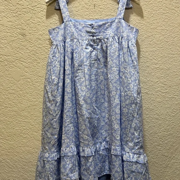 Janie and Jack girls summer dress size 12 blue/white floral print - Picture 3 of 3